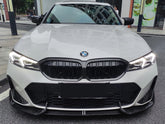 TAKD Pre-preg Carbon V2 Front Lip for BMW 3 Series 330i M340i G20 G21 LCI